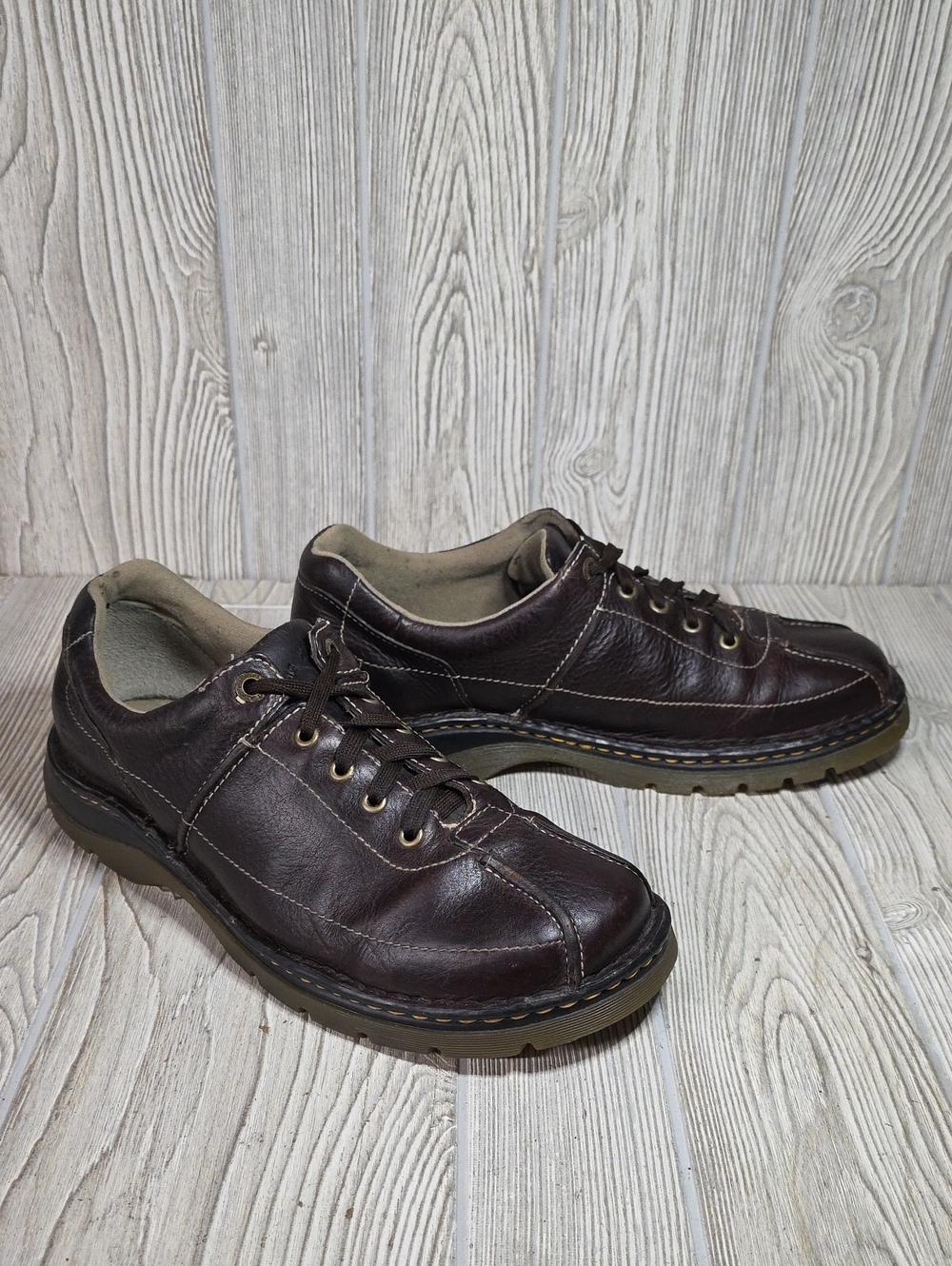 Dr. Martens 11199 Brown Leather Chunky Oxford Lace Up Shoes Mens Size 12 Vintage